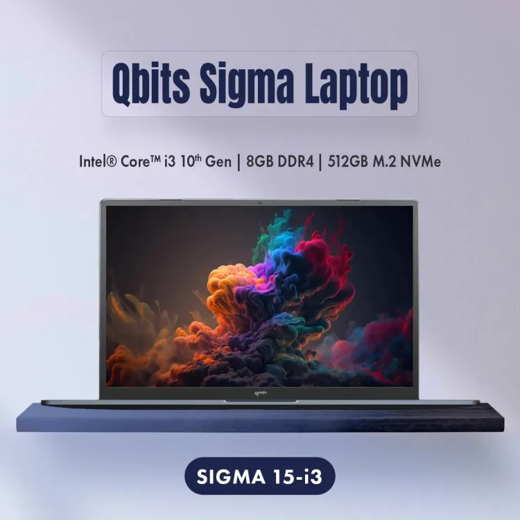 Qbits Sigma 15 Laptop 10th Gen Intel Core i3